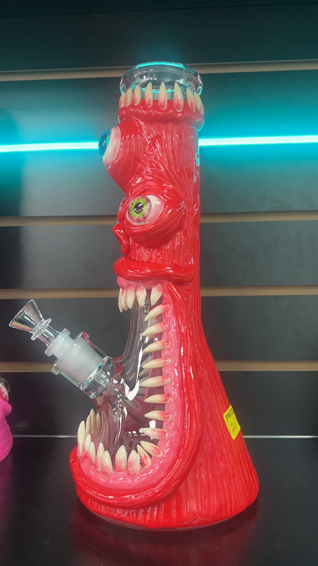 Monster Red Heavy Bong