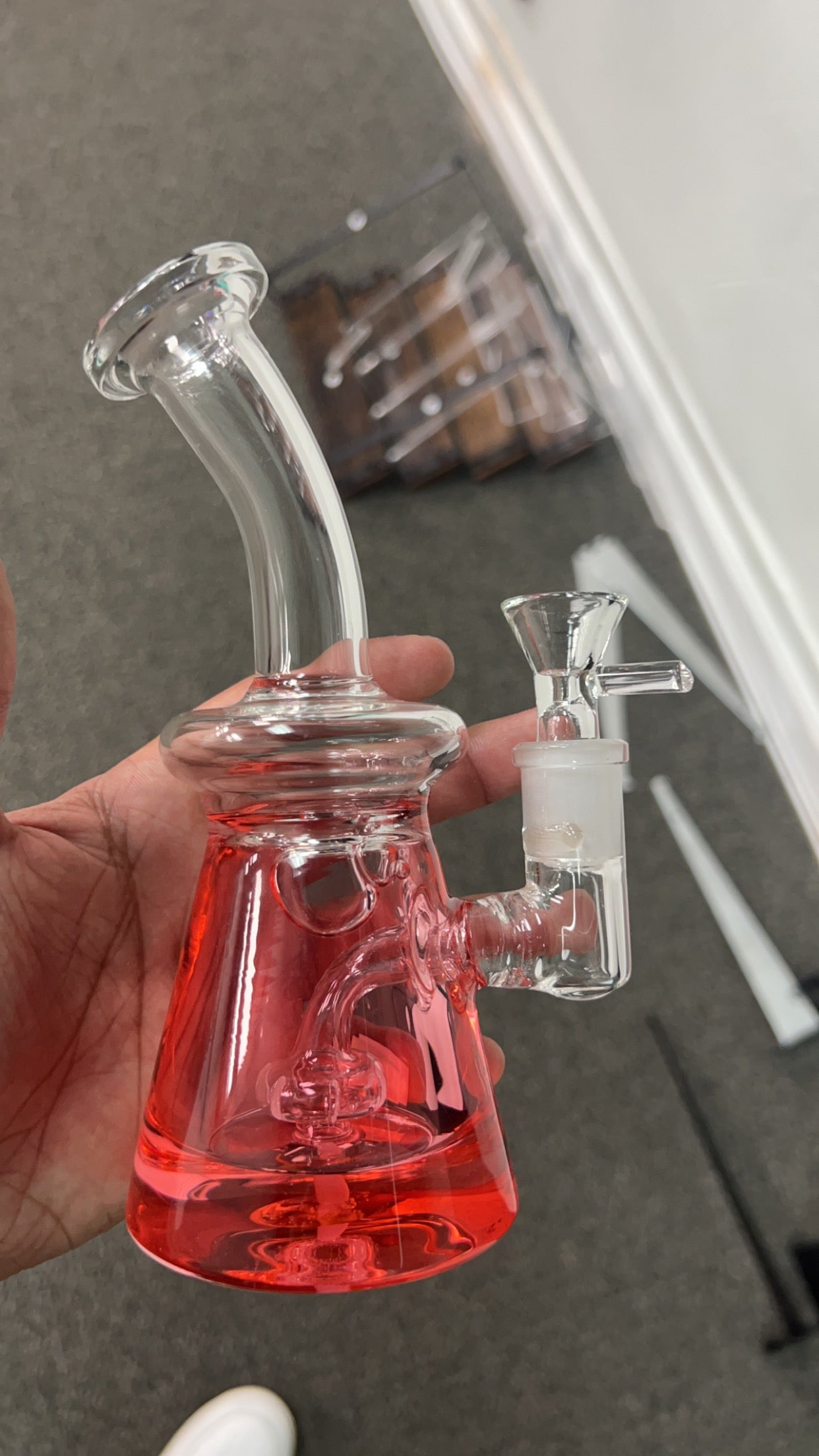 Glycerin Red Dab Ring